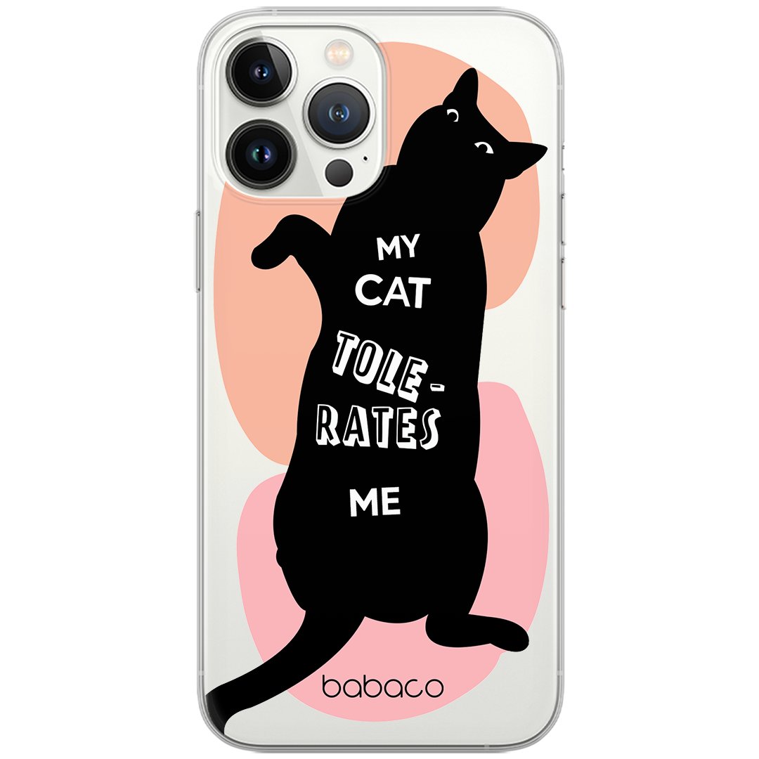 Etui dedykowane do XIAOMI REDMI 9A wzór:  Koty 003 My Cat Tolerates Me oryginalne i oficjalnie licencjonowane