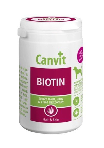 CANVIT Preparat na skórę i sierść Biotin w tabletkach dla psa op 230g
