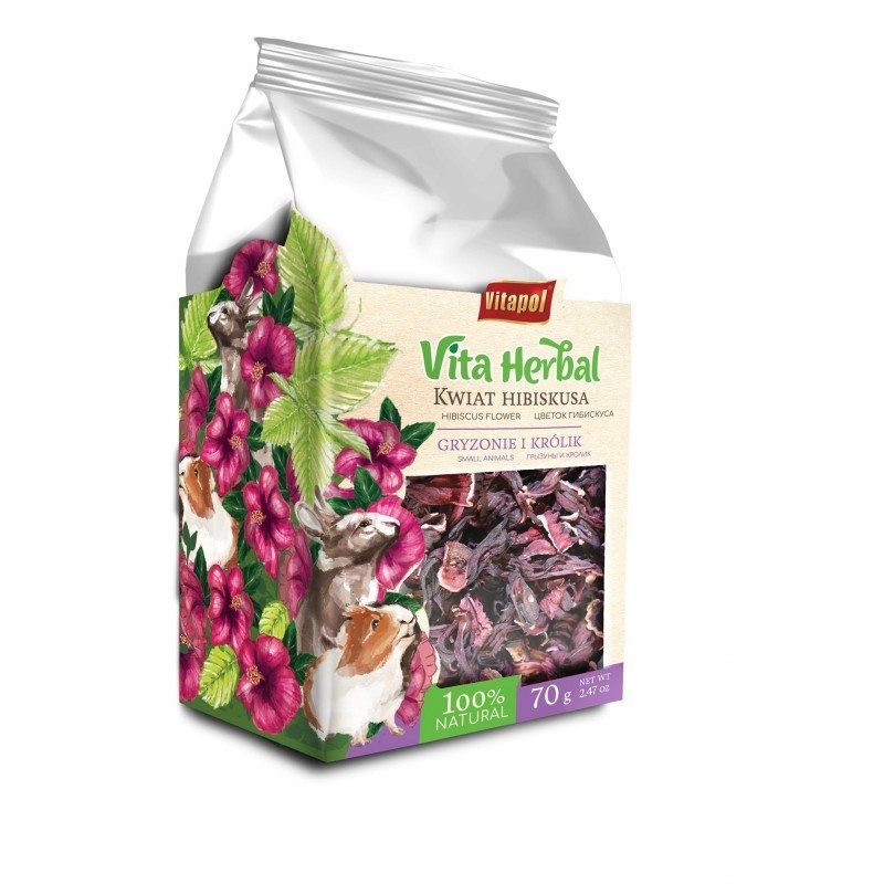Vitapol Vita Herbal dla gryzoni i królika kwiat hibiskusa 70g