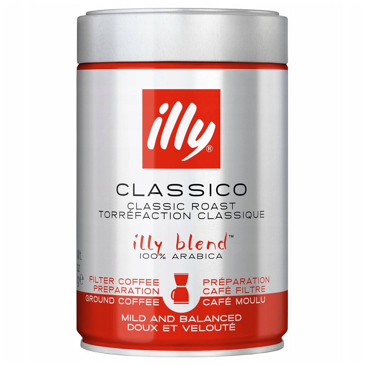 Illy Classico Filter Roast Kawa mielona