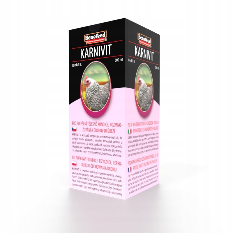 KARNIVIT 0,5l na reprodukcję drobiu odchów kurcząt