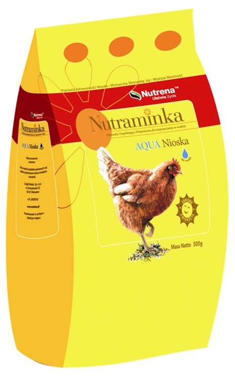 Witaminy dla niosek do wody Nutraminka AQUA 500 g