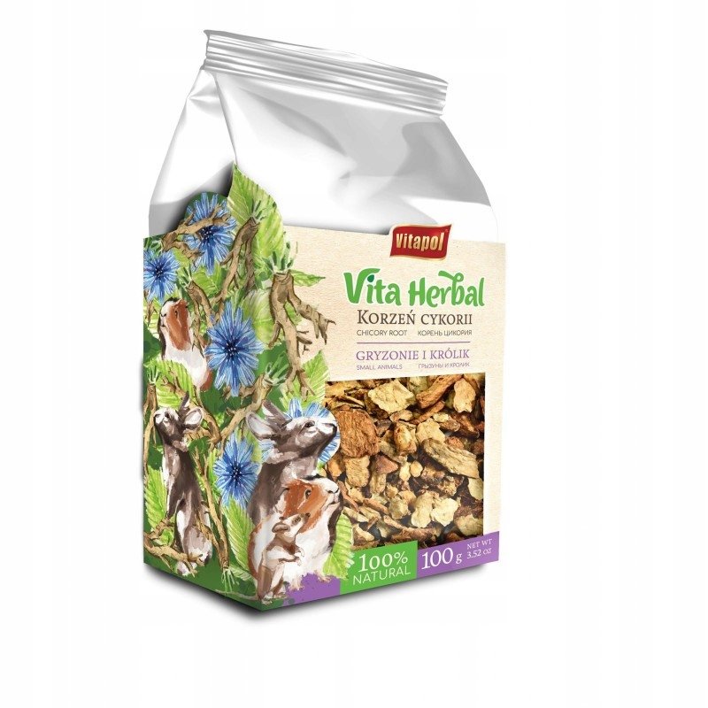 Vitapol Vita Herbal dla gryzoni i królika korzeń cykorii 100g ZVP-4155