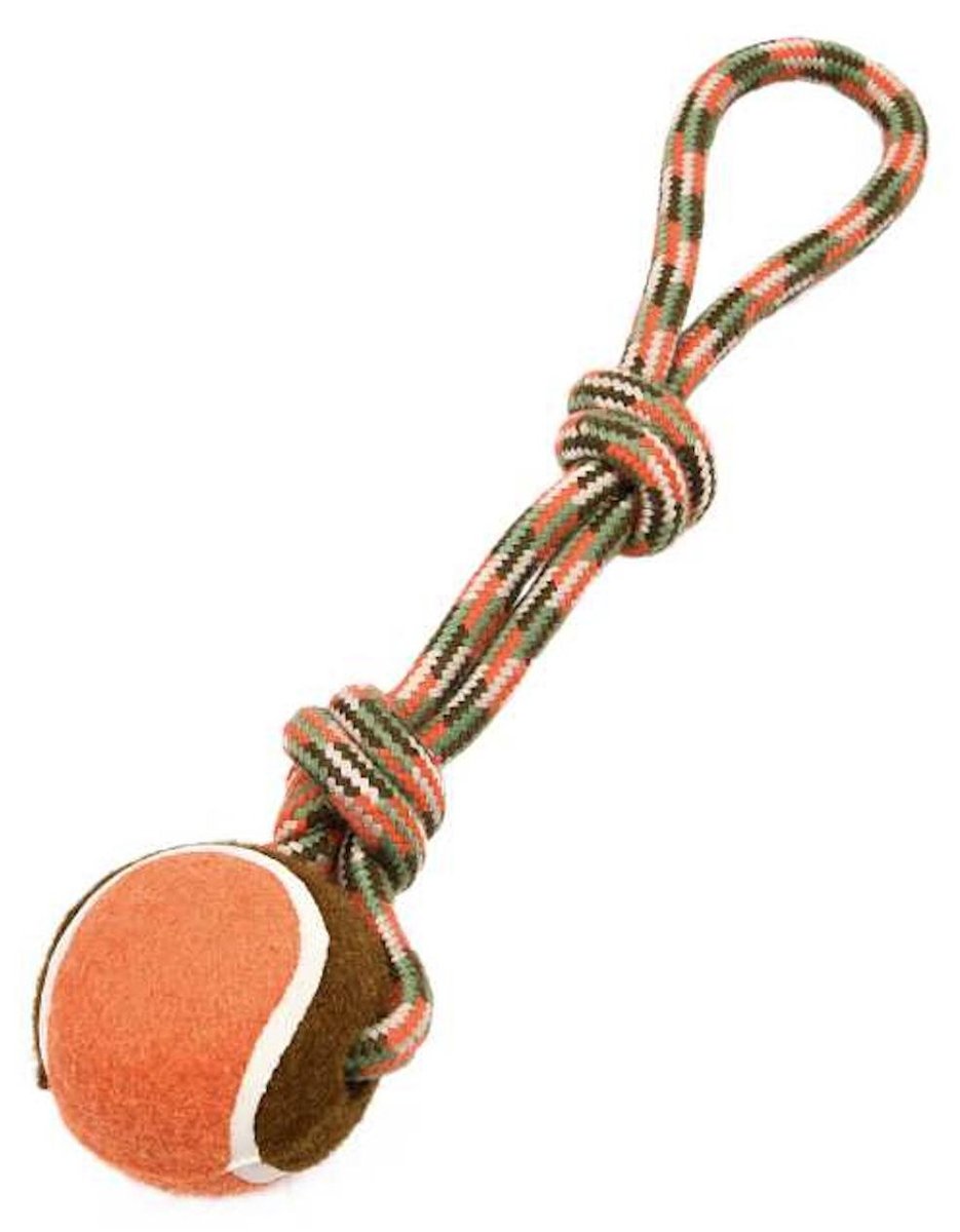 Zabawka dla psa, sznur z piłką