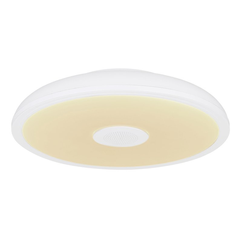 Globo Lighting Lampa sufitowa LED Raffy głośnik RGBW biały