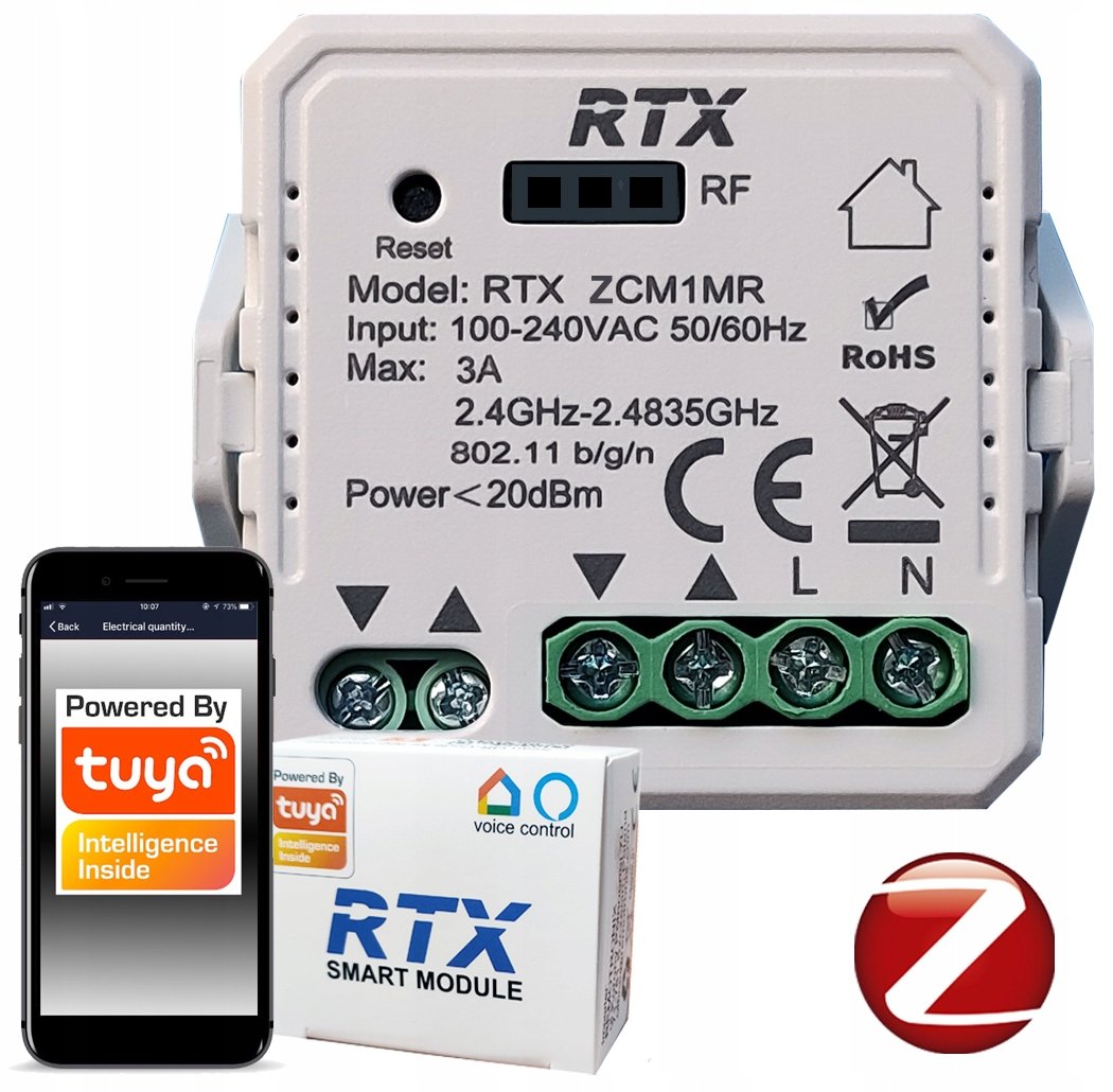 Sterownik Rolet Tuya Zigbee Tuya Dopuszkowy