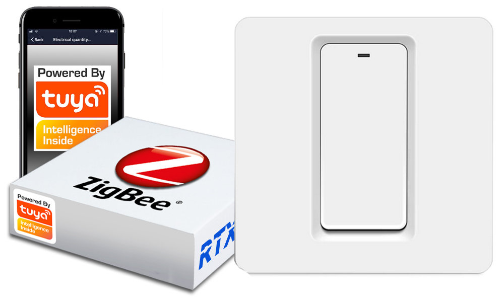Włącznik Światła 1 Klik. Zigbee Tuya #Działa Bez N