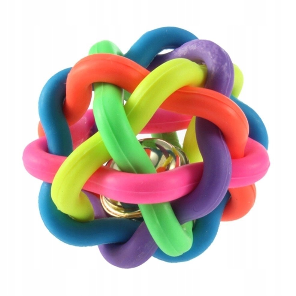 Kolorowa Kula Dla Psa/kota 7 CM M Giszben