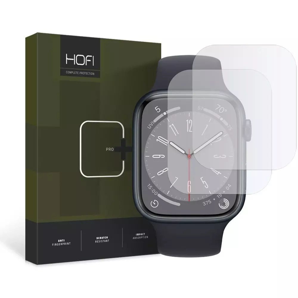 Hofi Folia hydrożelowa HydroFlex Pro+ do Apple Watch 4/5/6/7/8/SE 44/45 mm 2szt.