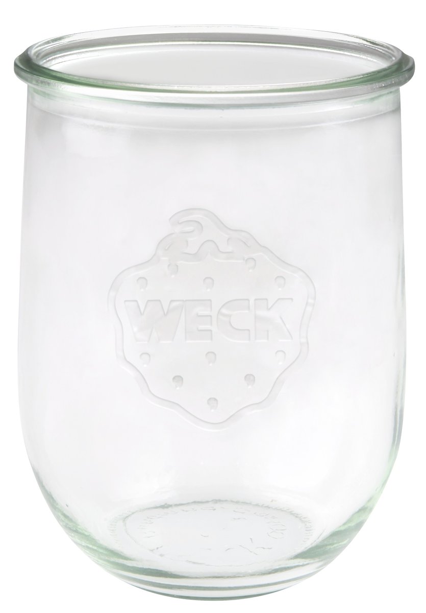 Zestaw Słoików Weck Pojemność 1062 Ml Średnica 100mm 6 Sztuk - Słoiki Bez Dodatków / Weck