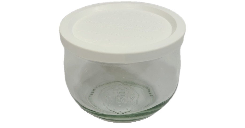 Zestaw Słoików Weck Pojemność 370 Ml Średnica 80mm 6 Sztuk + Plastikowe Wieka / Weck