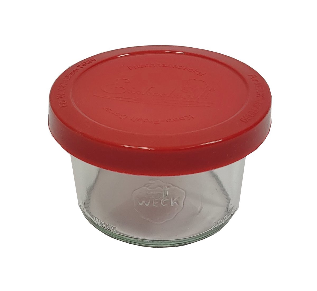 Zestaw Słoików Weck Pojemność 200 Ml Średnica 80mm 6 Sztuk + Silikonowe Wieka / Weck