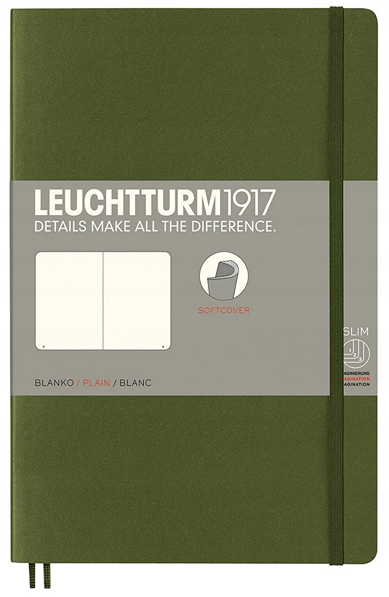 Leuchtturm 1917 notatnik Soft Cover paperback, wojsko