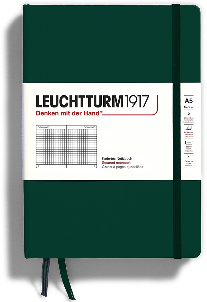 Leuchtturm1917 Notatnik Notes Medium A5 Kratka