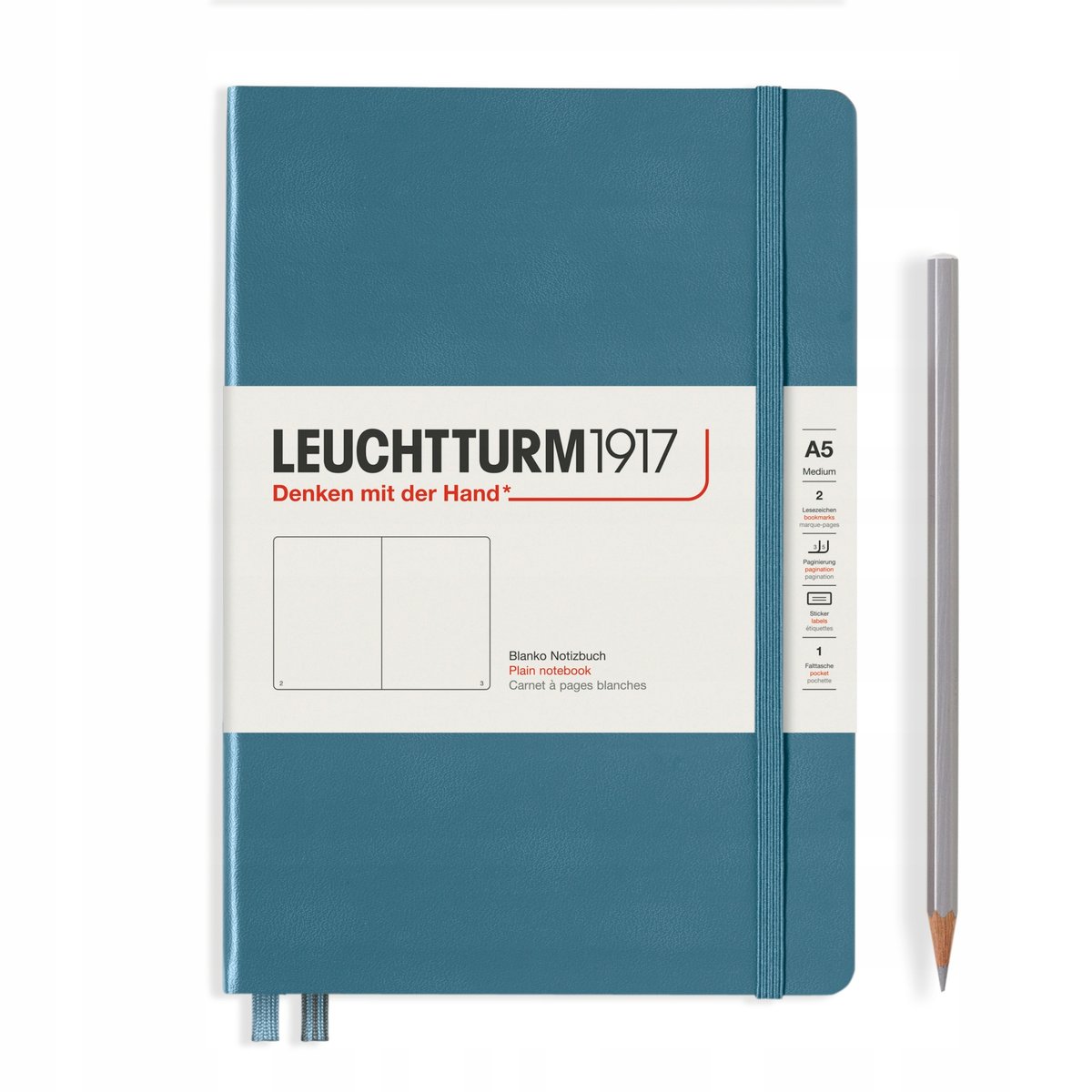 Leuchtturm1917 Notatnik Notes Medium A5 Gładki