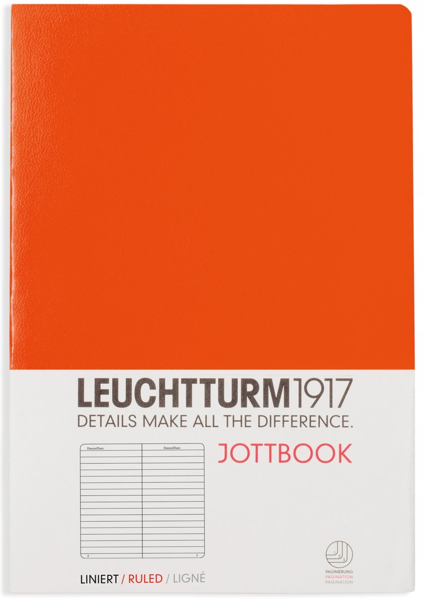 Leuchtturm1917 Notatnik Notes A5 Linia Jottbook