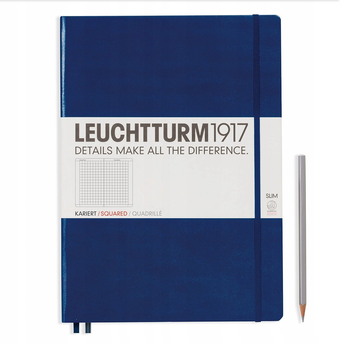 Leuchtturm1917 Notatnik Master Slim A4+ Kratka