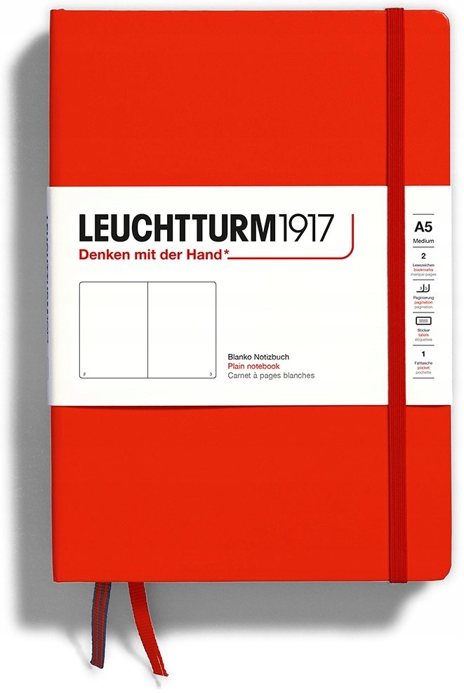 Leuchtturm1917 Notatnik Notes Medium A5 Gładki