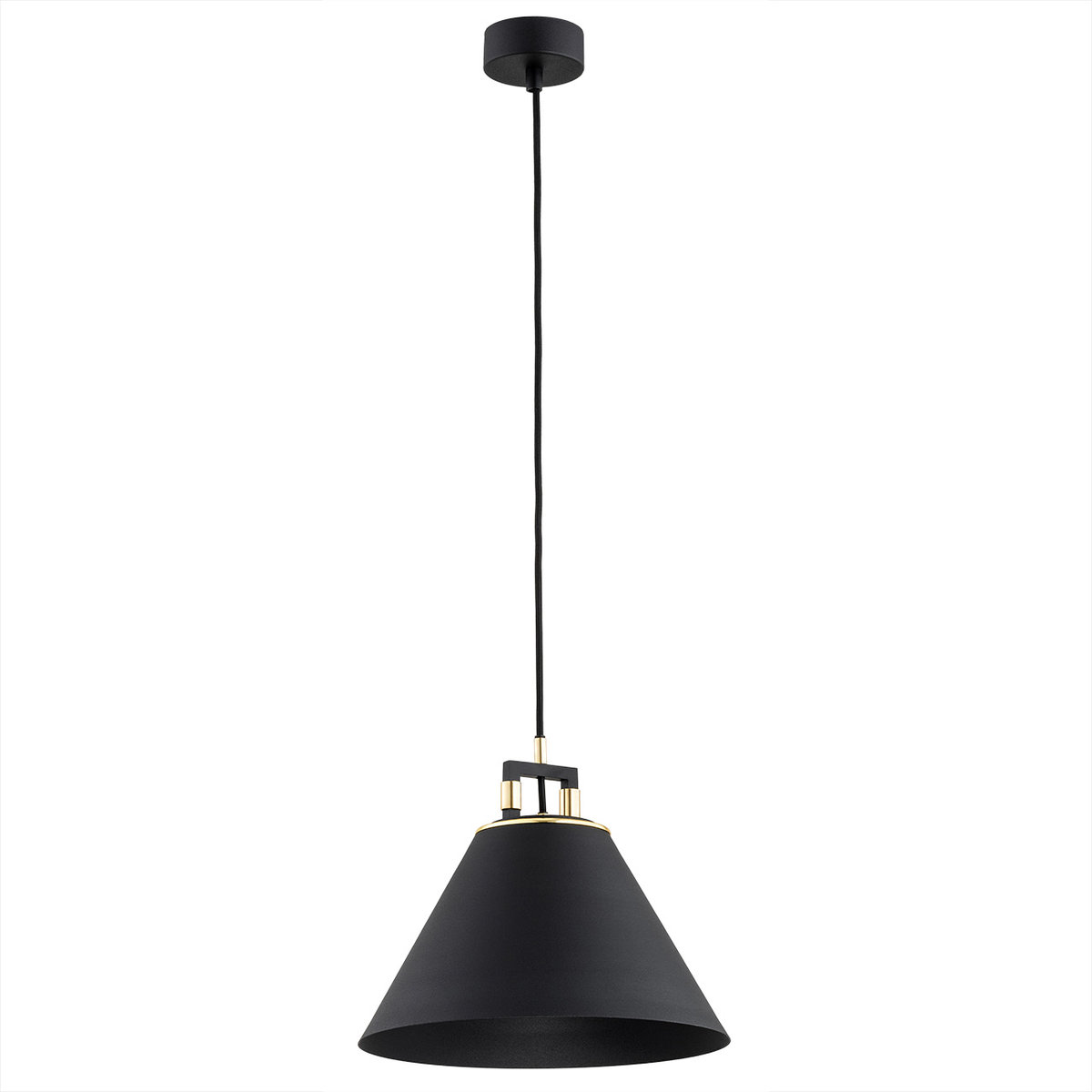 w koszyku Argon Orte 4915 lampa wisząca zwis 1x15W E27 czarna/mosiądz