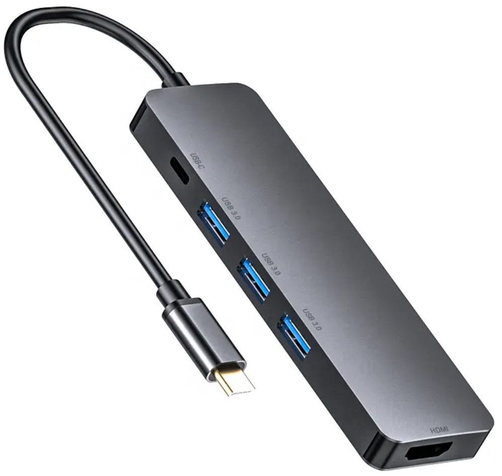 Hub Usb-C Adapter Hdmi 4K Usb 3.0 Pd Power Delivery 60W