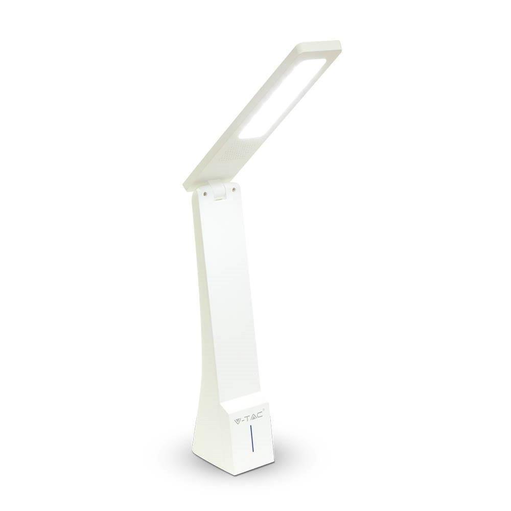 V-TAC Lampa biurkowa LED 4W biało-srebrna 550lm V-TAC VT-1014