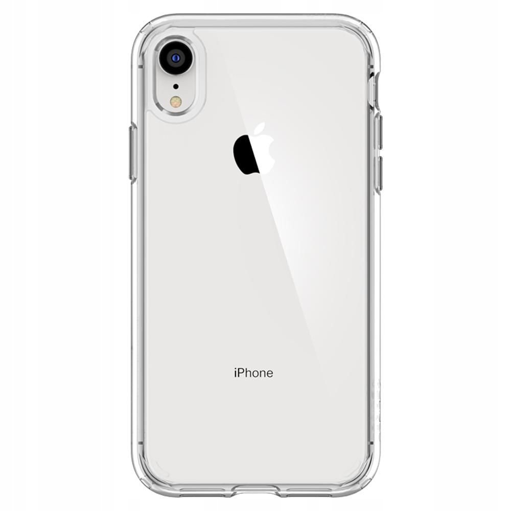 Spigen Ultra Hybrid wytrzymałe etui z żelową ramką iPhone XR przezroczysty 064CS24873)