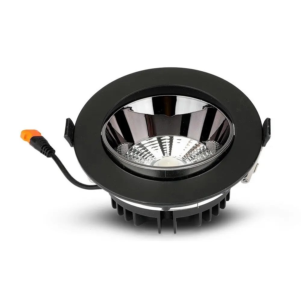 Oprawa Downlight V-TAC SAMSUNG 20W Czarna Uchylna VT-2-23 zimna 1780lm
