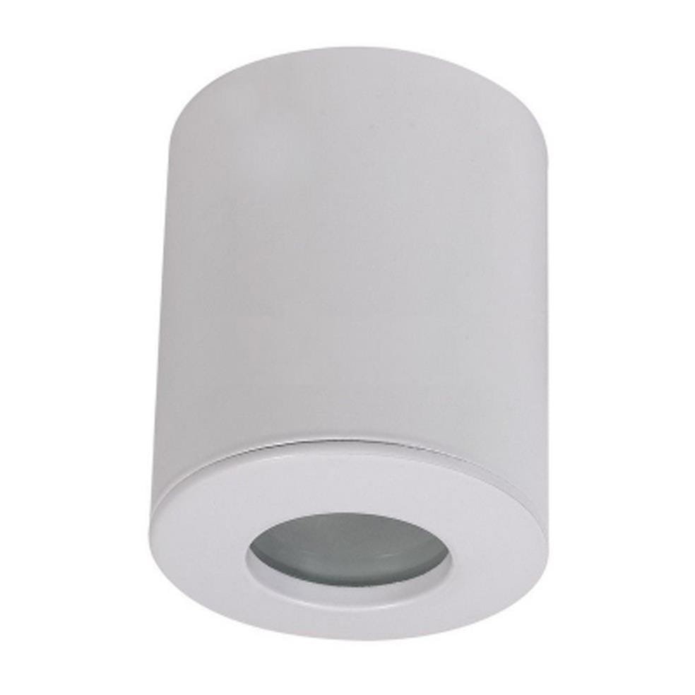 v-tac Oprawa V-TAC GU10 Natynkowa Tuba Okrągła z szybą Biała IP54 82x101 VT-700