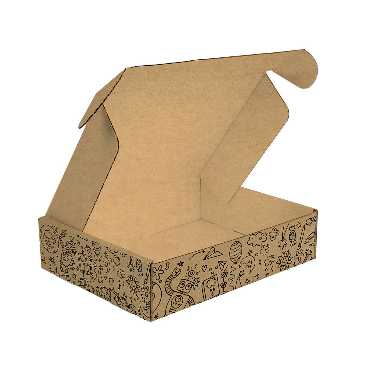 Pudełko Fasonowe Nadruk Do Malowania Dla Dzieci