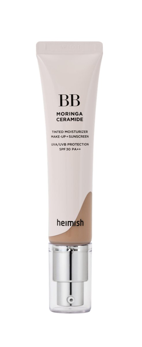 Heimish, Moringa Ceramide, Krem BB SPF 30 PA++ 27N Light Tan