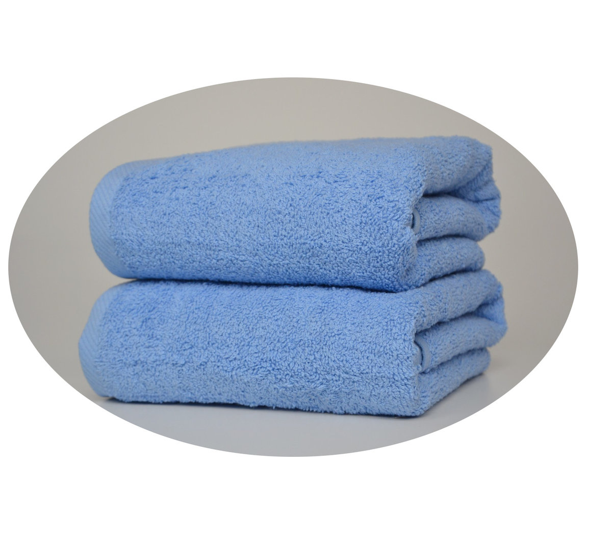 Ręcznik Niebieski Hotelowy Kąpielowy 100X50 - Extra Soft