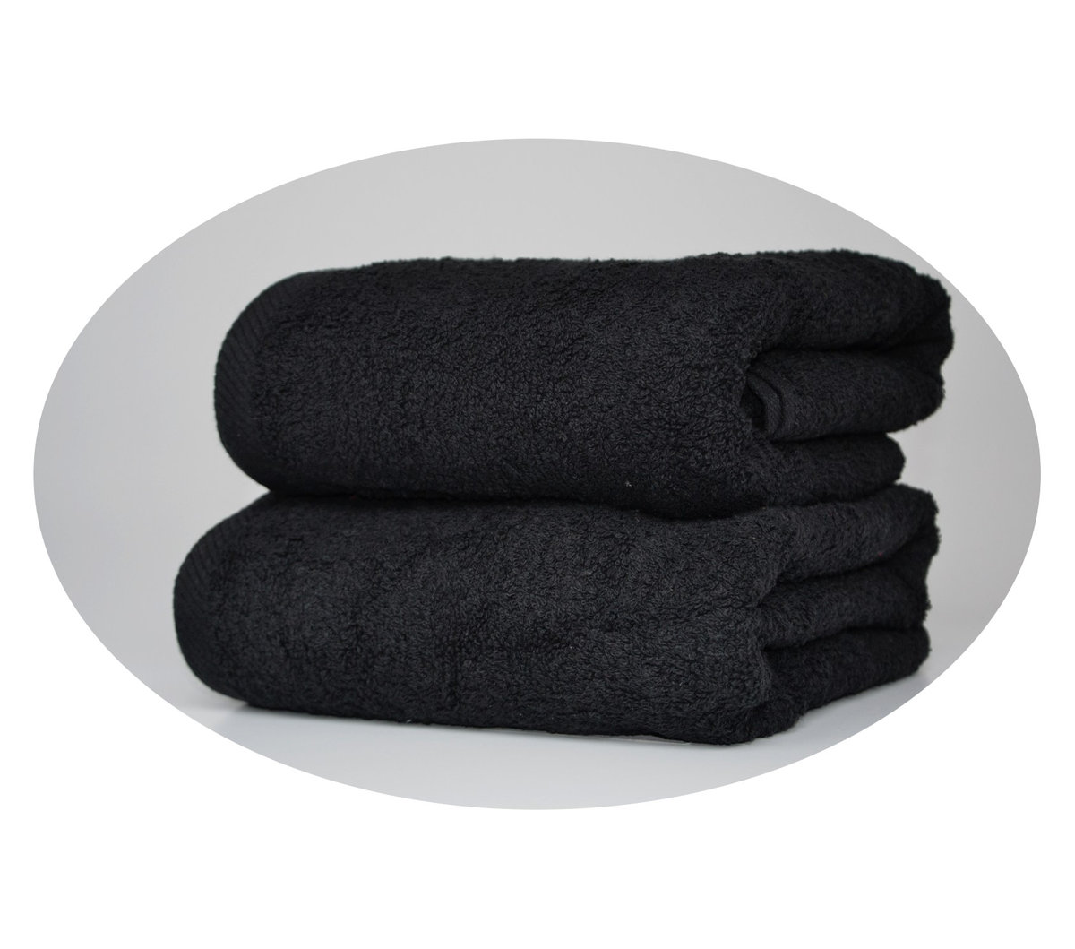 Ręcznik Czarny Hotelowy Kąpielowy 100X50 - Extra Soft