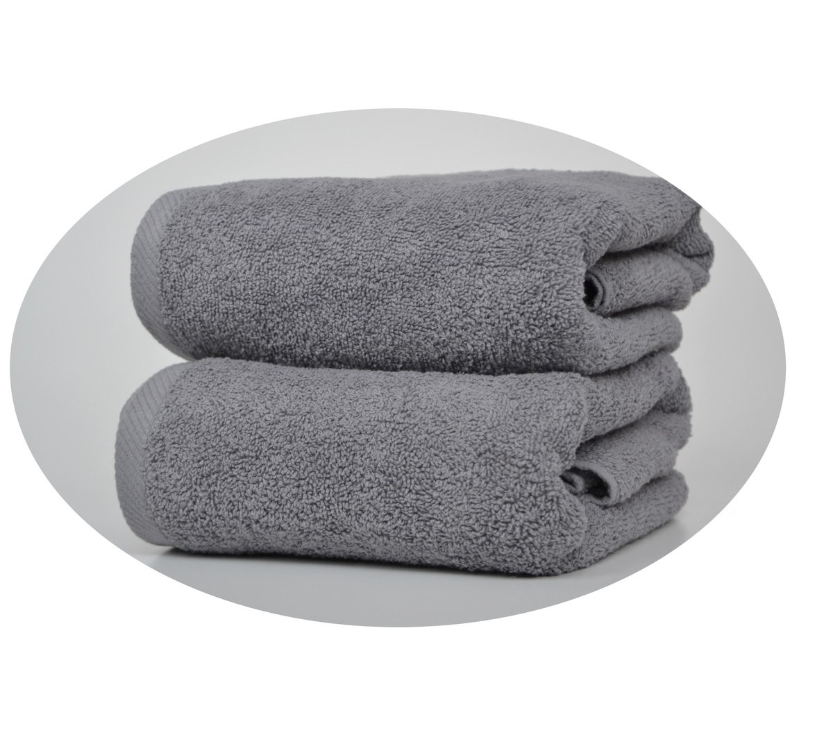 Ręcznik Szary Hotelowy Kąpielowy 100X50 - Extra Soft