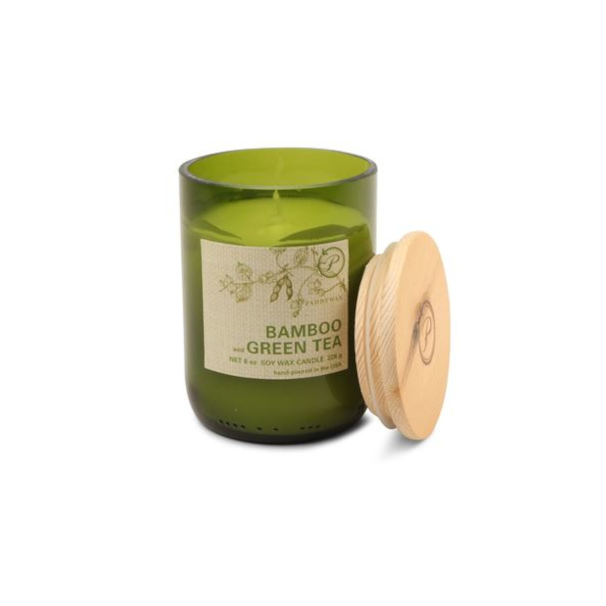 Świeca 'Eco Green' 226G Bambus + Zielona Herbata | Paddywax
