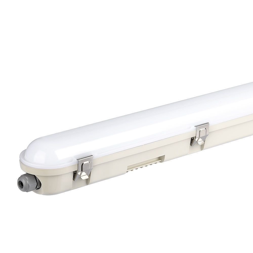 Oprawa Hermetyczna LED V-TAC SAMSUNG M-SERIES 48W 150cm 120Lm/W ML SS Clip Układ Awaryjny VT-150048E neutralna 5760lm