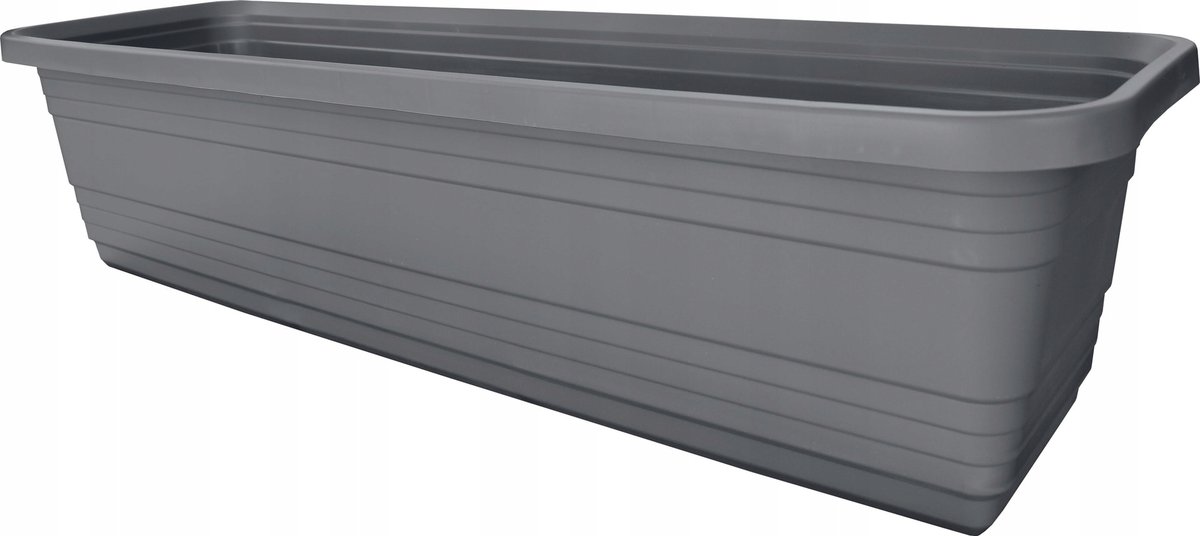 LAMELA Skrzynka balkonowa Bona 60 x 17.5 cm plastikowa antracytowa