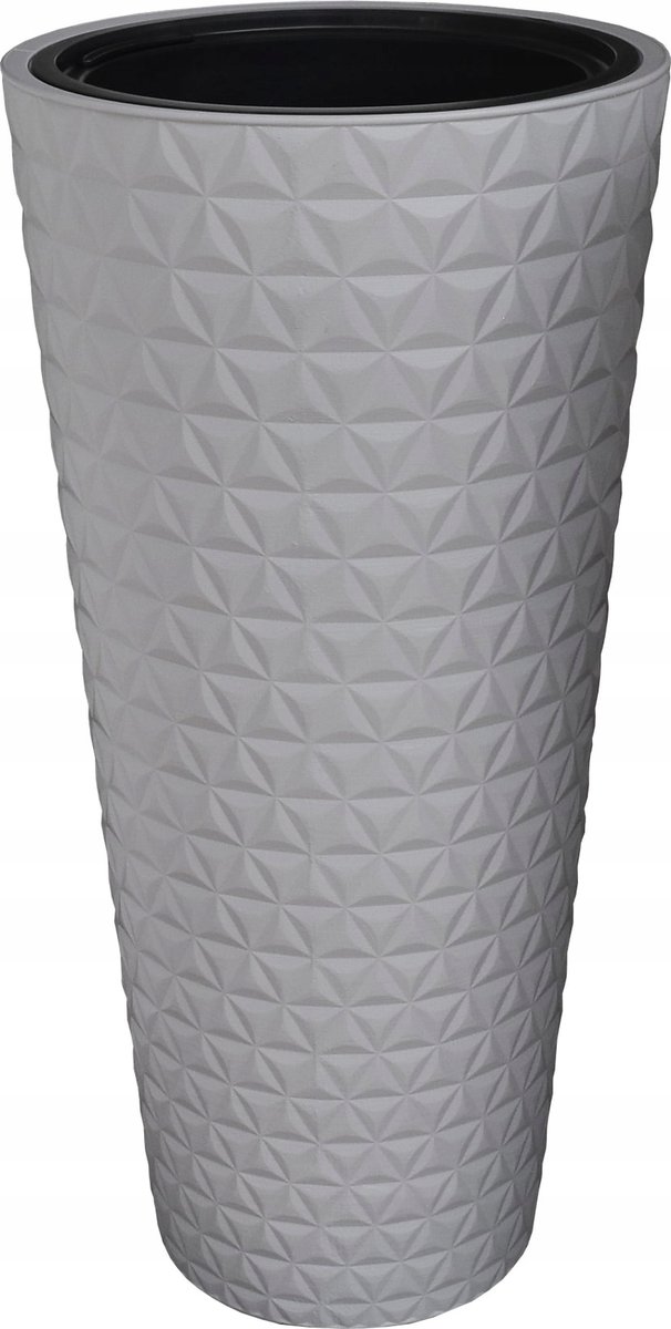 FORM PLASTIC Doniczka Diament Slim 30 cm platyna