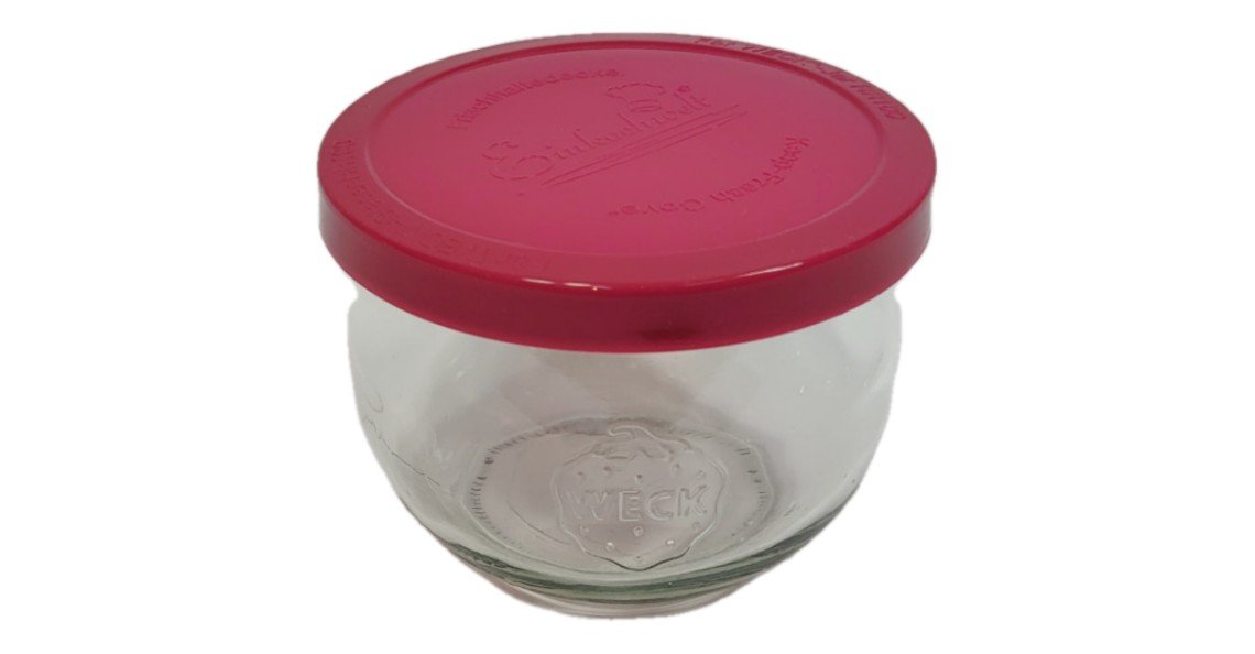 Zestaw Słoików Weck Pojemność 370 Ml Średnica 80mm 6 Sztuk + Silikonowe Wieka / Weck