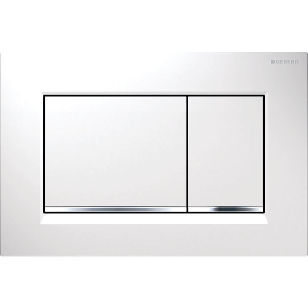 Geberit Sigma 30 przycisk do wc biały chrom biały 115883KJ1 115.883.KJ.1