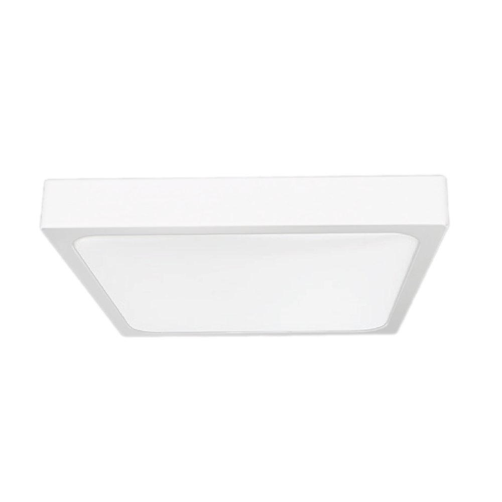Plafon LED Kwadrat V-TAC 18W IP44 23x23cm Biały VT-8618 ciepła