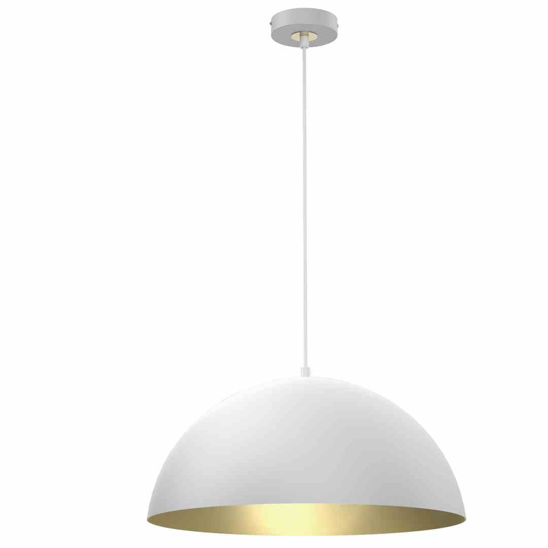 Milagro Lampa wisząca BETA WHITE/GOLD 1xE27 45cm MLP7974