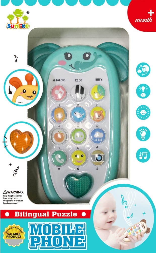 Zabawka Dla Dzieci Telefon Słoń Mega Creative 502319