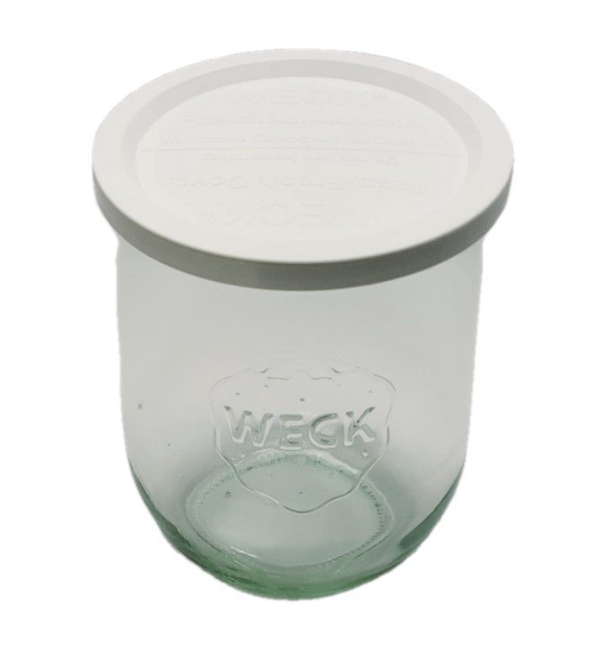 Zestaw Słoików Weck Pojemność 1062 Ml Średnica 100mm 12 Sztuk + Plastikowe Wieka / Weck