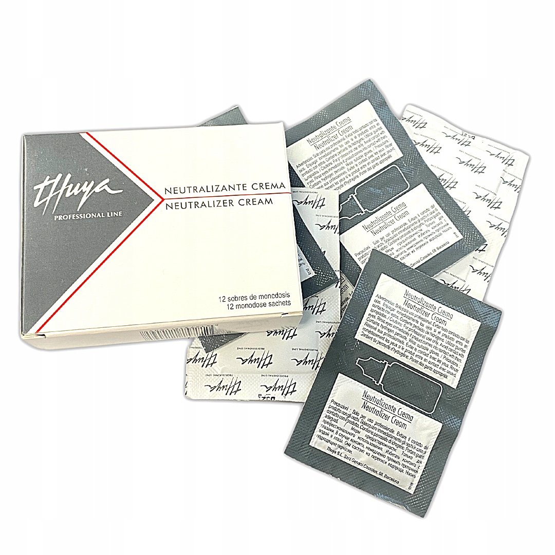Neutralizator krem THUYA do rzęs brwi 12 saszetek