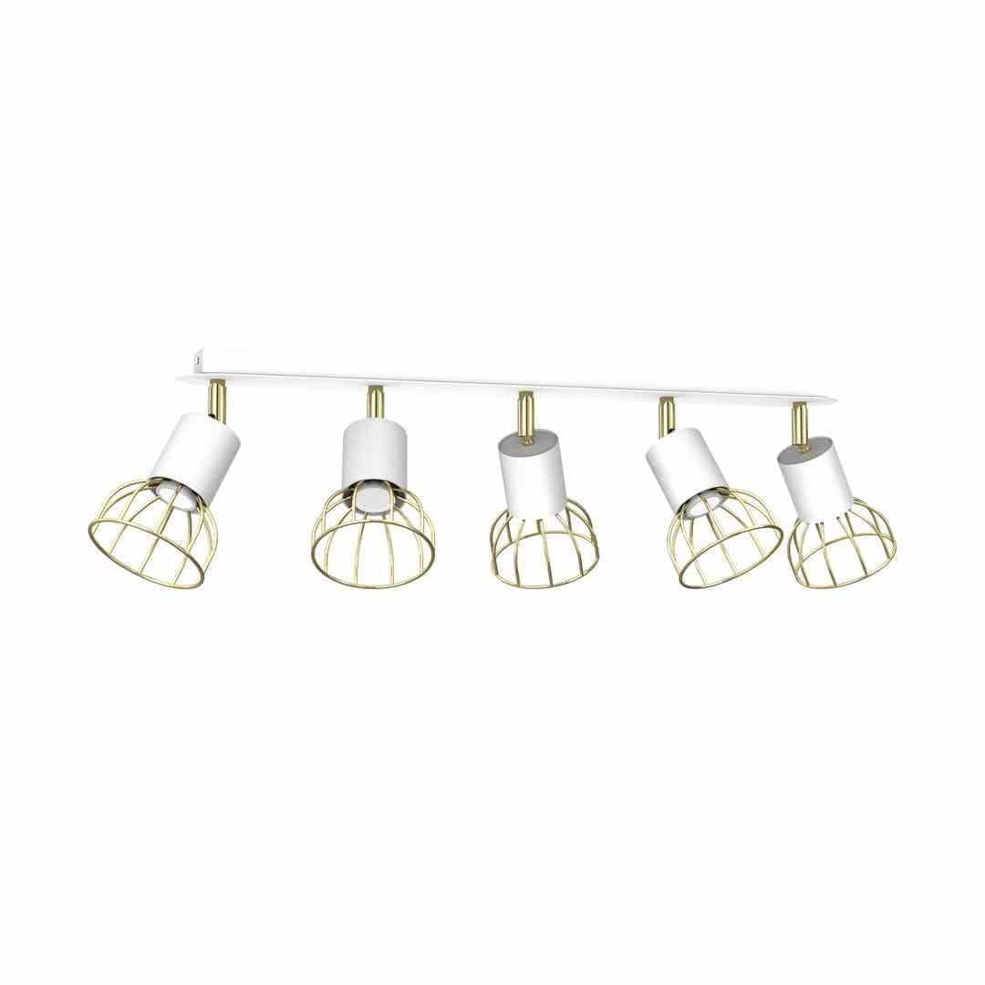 Milagro Lampa sufitowa Spot LED Ready złoty druciany MLP7253 MLP7253