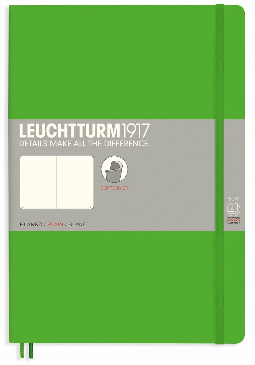 Leuchtturm 1917 notes Softcover, zielony (Fresh Green) 357652