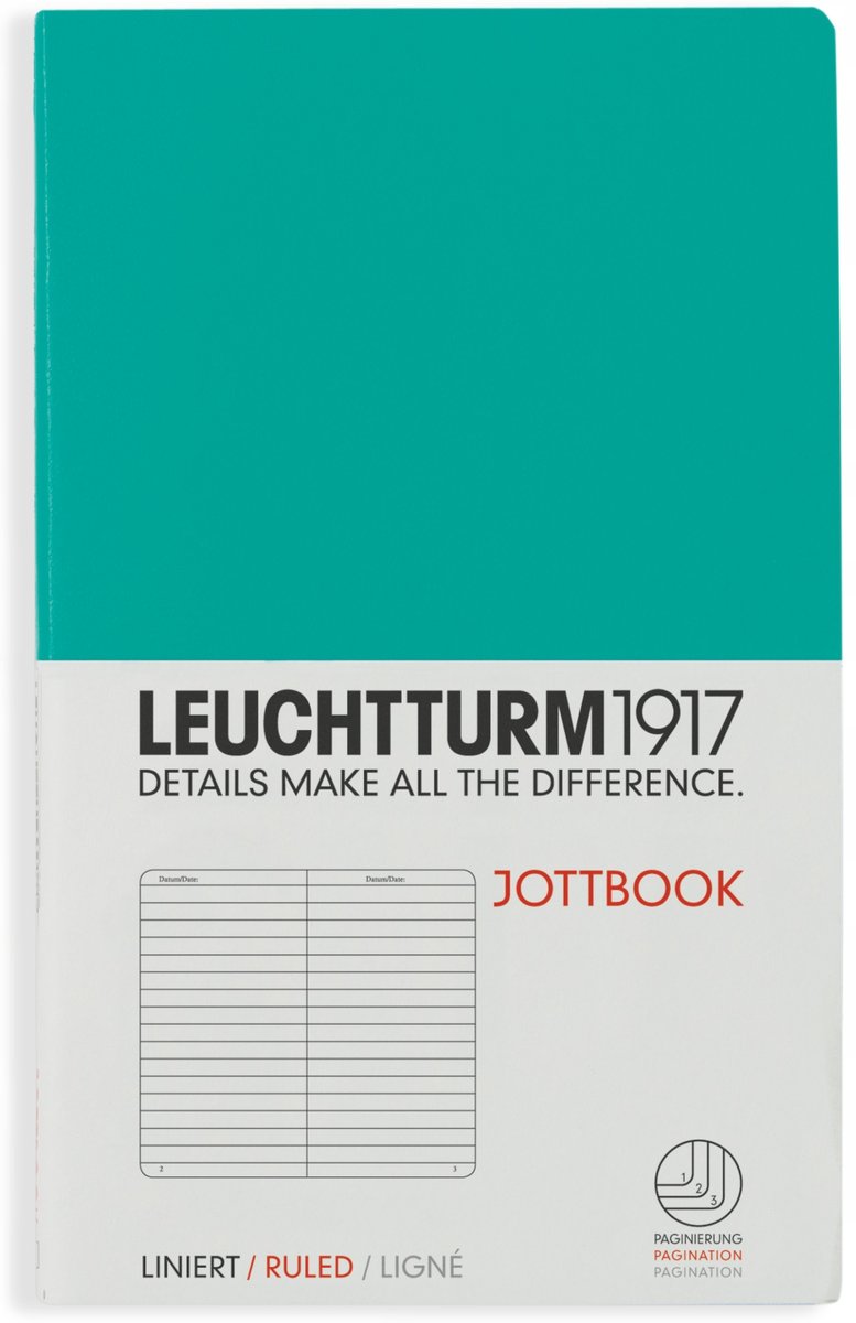Leuchtturm1917 Notatnik Notes A6 Linia Jottbook