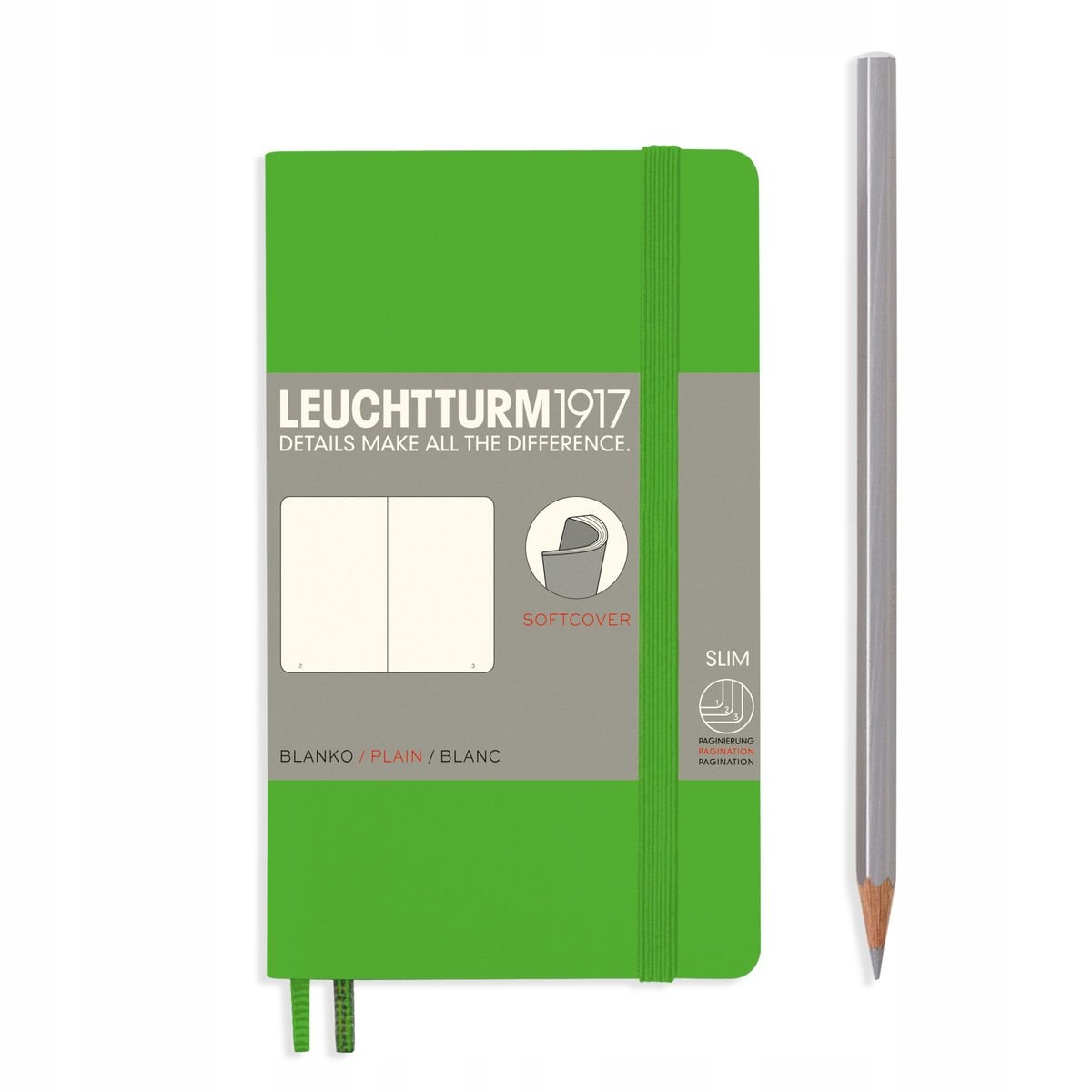 Leuchtturm 1917 notes Softcover, zielony (Fresh Green) 357655