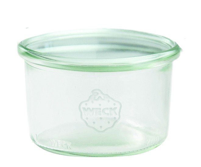 Zestaw Słoików Weck Pojemność 200 Ml Średnica 80mm 6 Sztuk Bez Dodatków / Weck