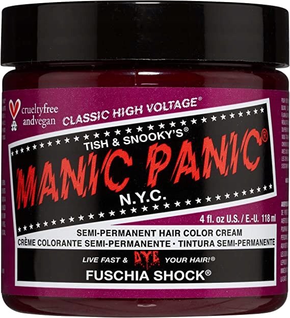 Manic Panic, Farba do włosów toner, Fuschia Shock, 118ml